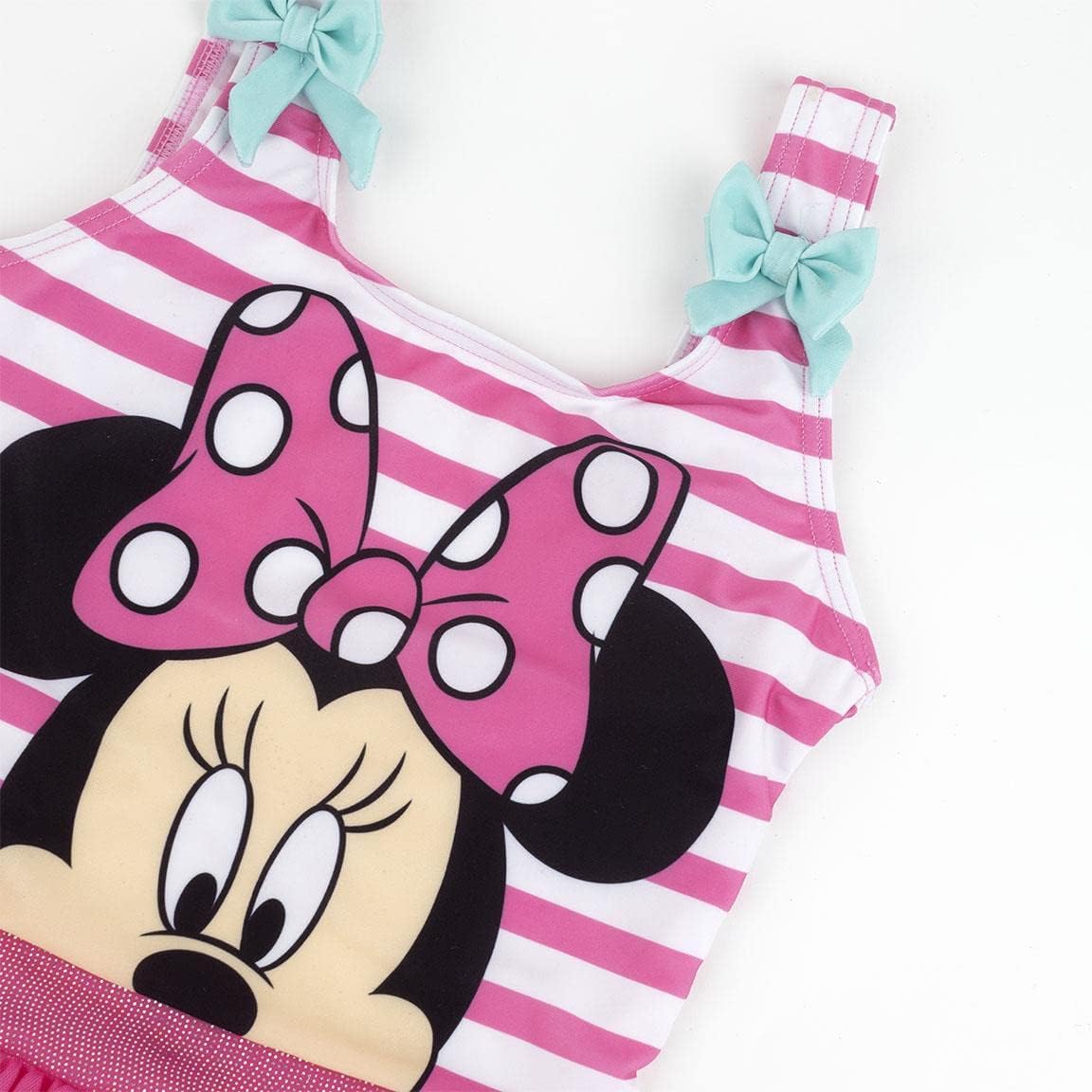 CERDÁ LIFE'S LITTLE MOMENTS Baby Minnie Mouse Tulle Swimsuit for Girls 5 Years Pink and White