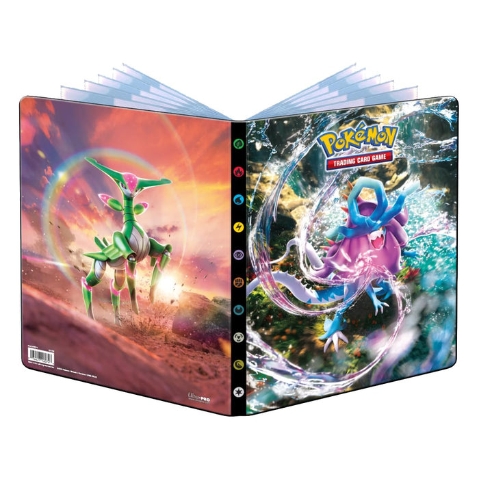 Ultra Pro - Asmodee - Pokémon Scarlet and Purple - Temporal Forces (EV05): Card Holder - Capacity: 252 Cards - Board Games - Trading Card Accessories
