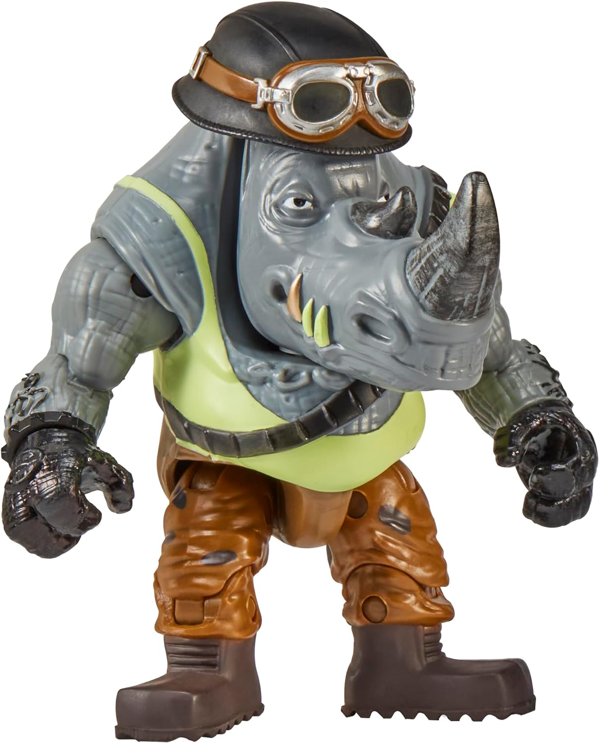 Teenage Mutant Ninja Turtles 83447 Mutant Mayhem Chopper Cycle with Exclusive Rocksteady Figure. Ideal Present for Boys 4 to 7 Years and TMNT Fans