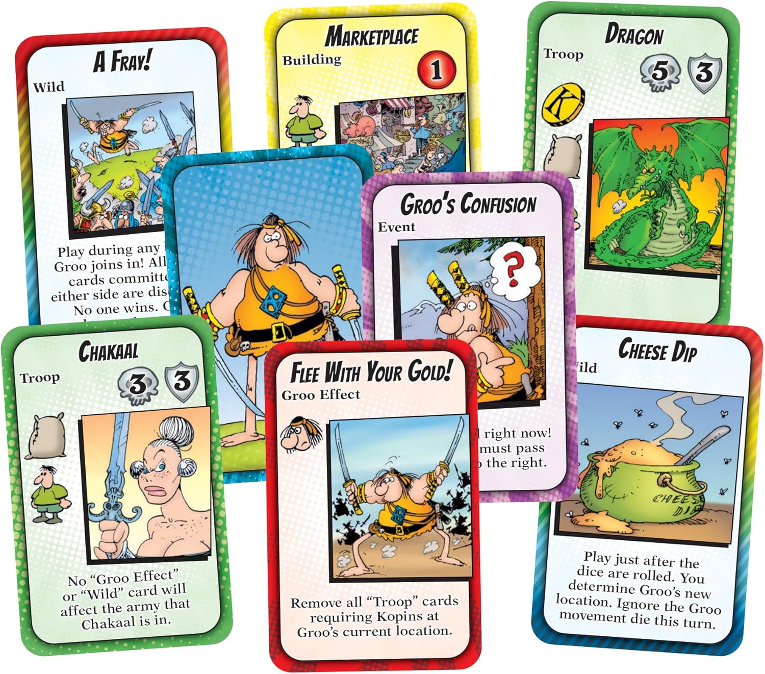Steve Jackson Games | Groo: The Game | Tactical Game of Chaos and Comedy 3 to 6 Players | Ages 10 and Up | English | Fun for Family Game Nights or Casual Gatherings