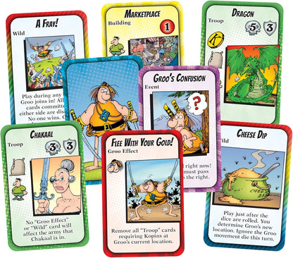Steve Jackson Games | Groo: The Game | Tactical Game of Chaos and Comedy 3 to 6 Players | Ages 10 and Up | English | Fun for Family Game Nights or Casual Gatherings