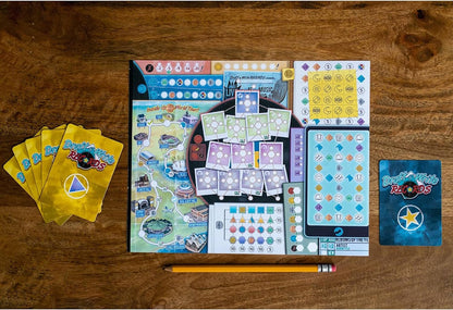 Inside Up Games: Draft & Write Records - Music Board Game, Card Drafting, Draft Your Band, Tour The World, Top The Charts, Age 10+, 1-6 Players