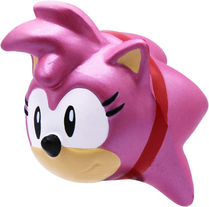 Just Toys LLC Sonic the Hedgehog 5 Piece SquishMe Collectors Box, Small