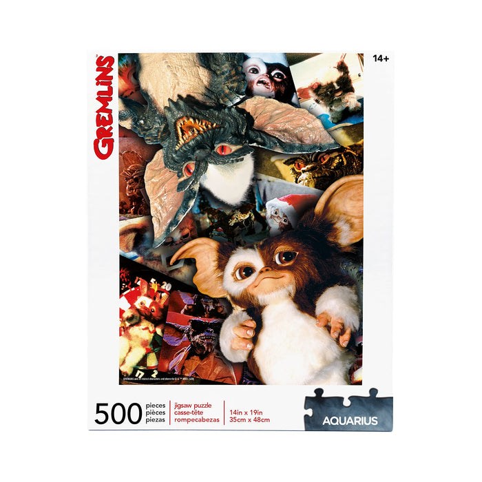 Gremlins 62195 Aquarius Collage 500 pc Puzzle, Multi-Colored