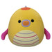 Squishmallows SQCR05375 - Leif El dragón de mar Amarillo con Vientre a Rayas, 7.5 Pulgadas, Multicolor