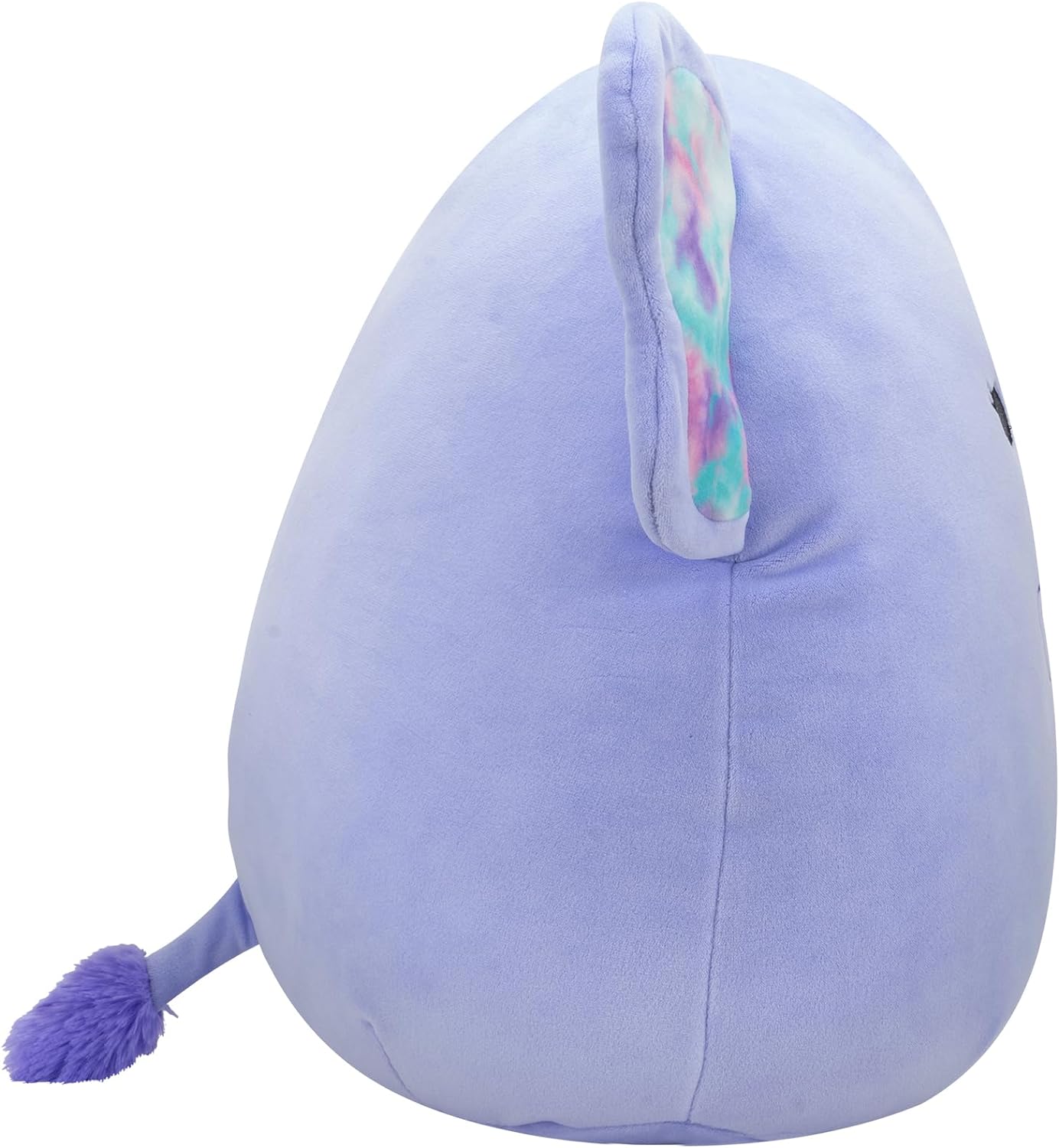 Squishmallows SQCR05378 7.5-Inch-Anjali The Purple Elephant with Flower Pin, Multicolour