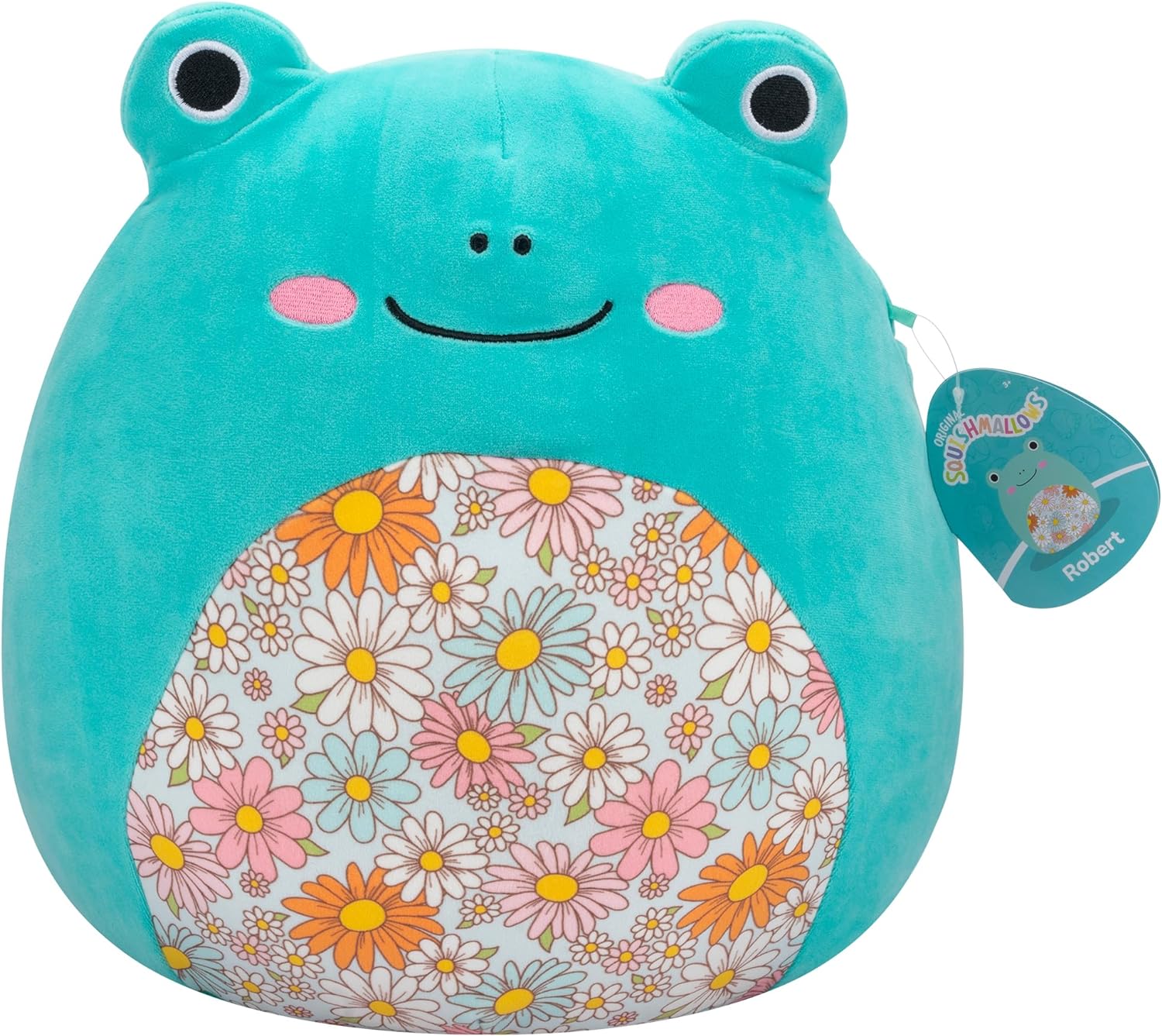Squishmallows - 19 Cm P18 Plush - Robert The Aqua Frog