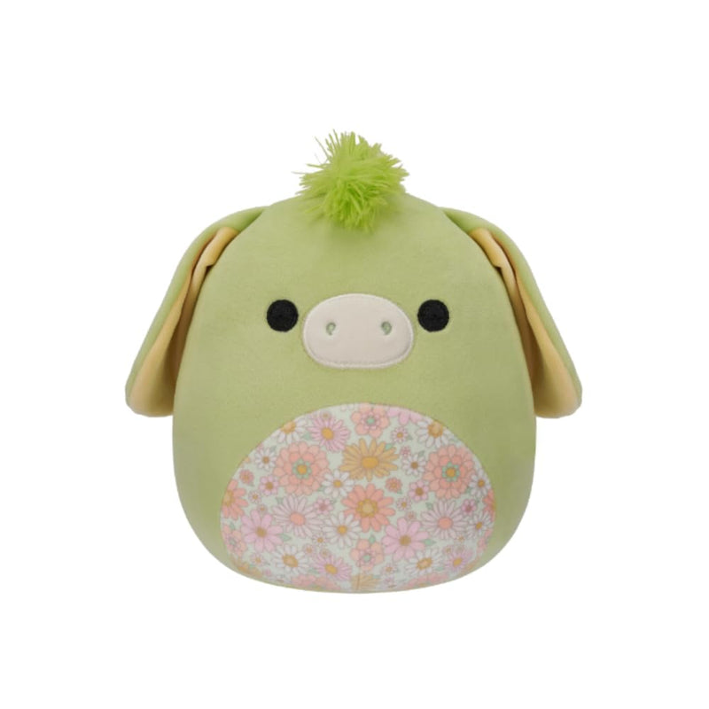 Squishmallows 7.5 Inch Plush, Juniper the Donkey Add Squad, Ultrasoft Stuffed Animal Toy, Official Kellytoy Pluh