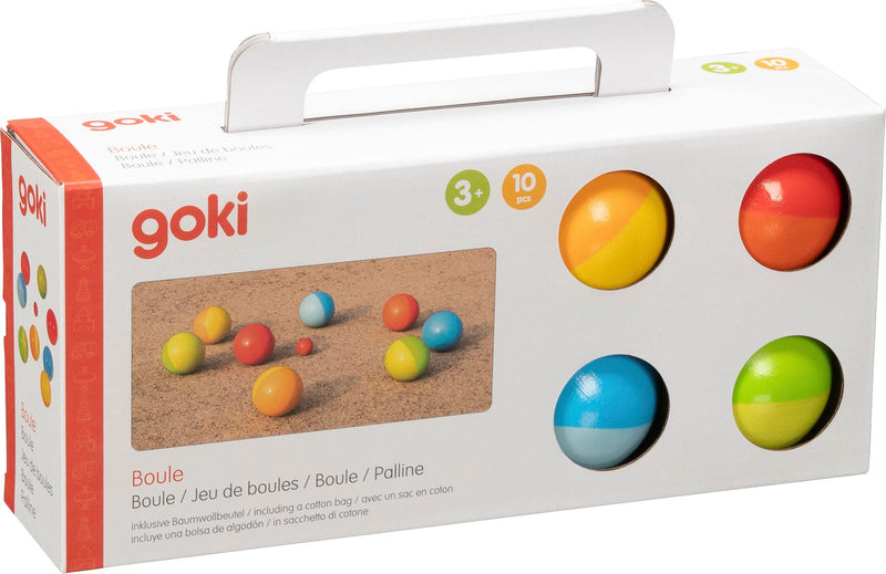 Goki 56658 Boule includes a cotton bag Baby Balls, multicoloured