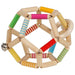 GOKI Rattles - Model Rattle Elastic Ball, Striped