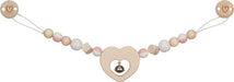 Heimess Pram chain heart with clips