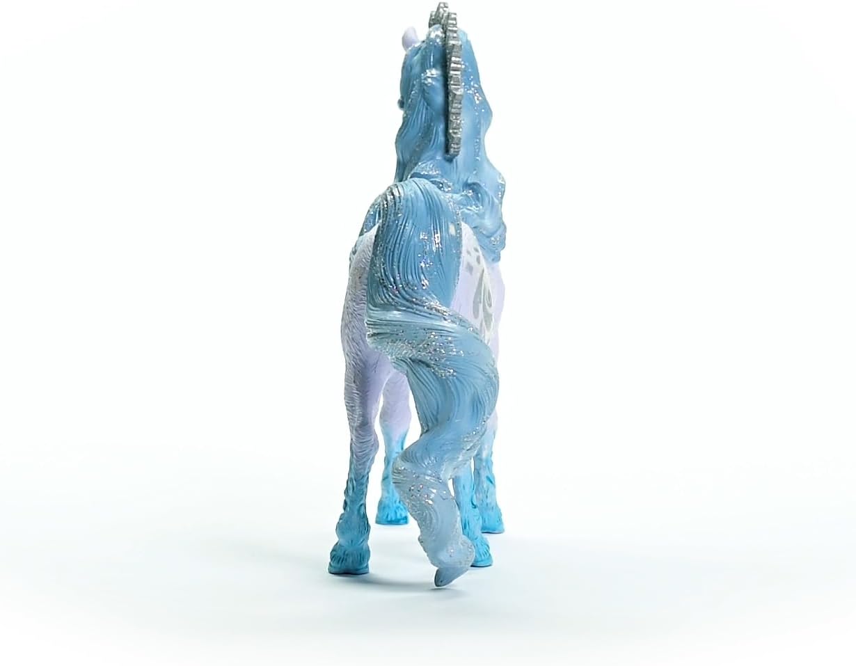 schleich 70823 BAYALA Flowy Unicorn Mare Figurine for ages 5+, Black
