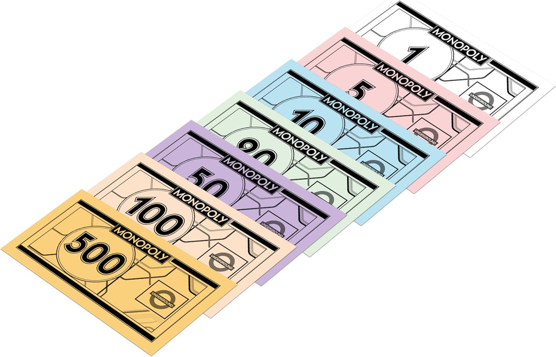 Winning Moves London Underground Monopoly Board Game, Buy Oxford Circus, Covent Garden, Bond Street and trade your way to success, gift for ages 8 plus