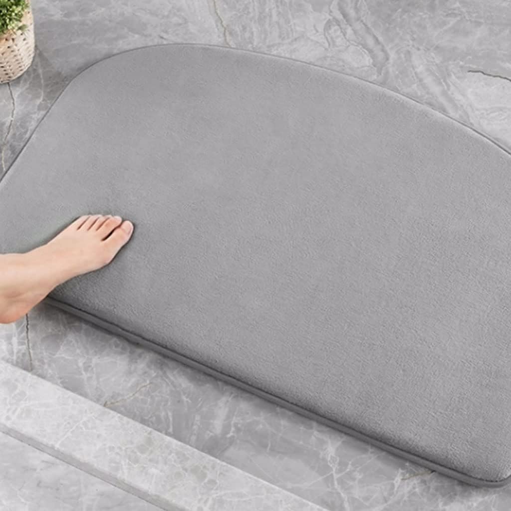 ETHORY Beautiful Bathroom Rug Rectangular Mat Memory Cotton Quick Water Absorption Non-Slip Rug Kitchen Living Room Entrance Home Comfortable