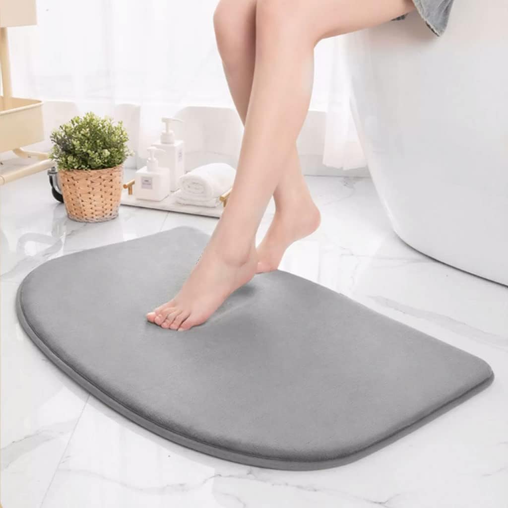 ETHORY Beautiful Bathroom Rug Rectangular Mat Memory Cotton Quick Water Absorption Non-Slip Rug Kitchen Living Room Entrance Home Comfortable