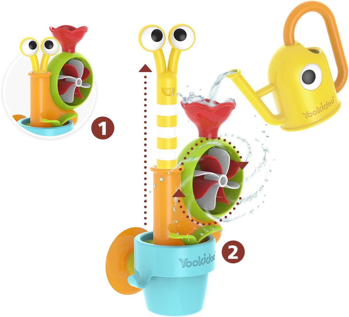 Yookidoo - Pop-Up Water Snail - (YO40219