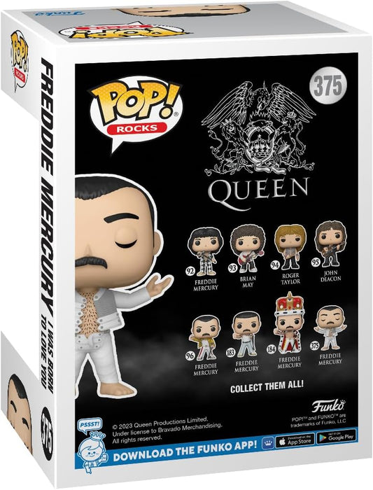 Funko POP! Rocks: Queen - Freddie Mercury - (I Was Born to Love You) - Collectable Vinyl Figure - Official Merchandise - Toys for Kids & Adults - Music Fans