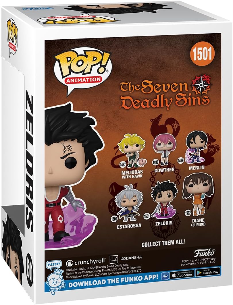Funko Pop! Animation: Seven Deadly Sins - Zeldoris - Zeldris - Figura de Vinilo Coleccionable - Juguetes para Niños y Adultos - Fans del Anime - Figura Modelo para Coleccionistas