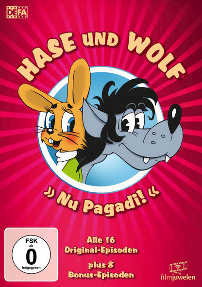 Hase und Wolf - Alle 16 Original-Episoden - plus 8 Bonus-Episoden (Nu Pagadi! / Na warte!) (DEFA Filmjuwelen) (2 DVDs
