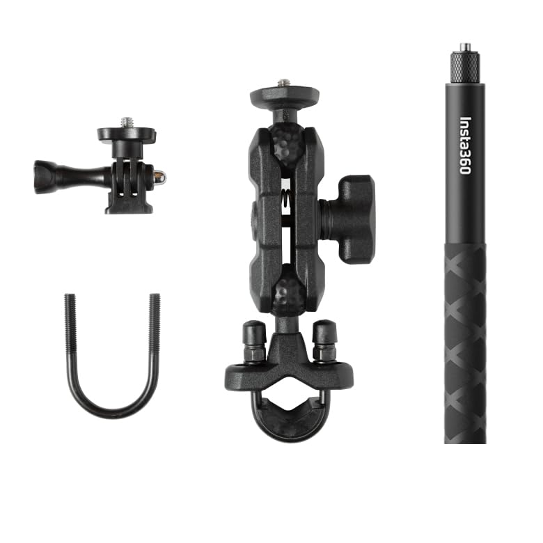 Insta360 Motorcycle U-Bolt Mount and Invisible Selfie Stick for One X / X2 / X3 / One R/One RS (ICDINMBBD/B70