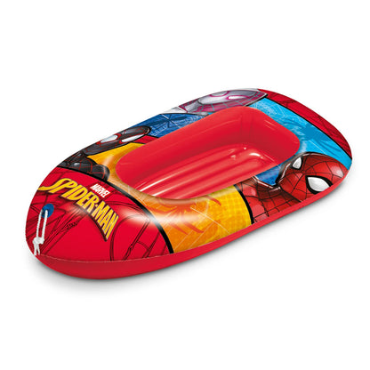 Mondo Toys - Spiderman Boat - Inflatable Base Boat, Inflatable Boat, Size 112 cm - Heavy Duty PVC - 16930