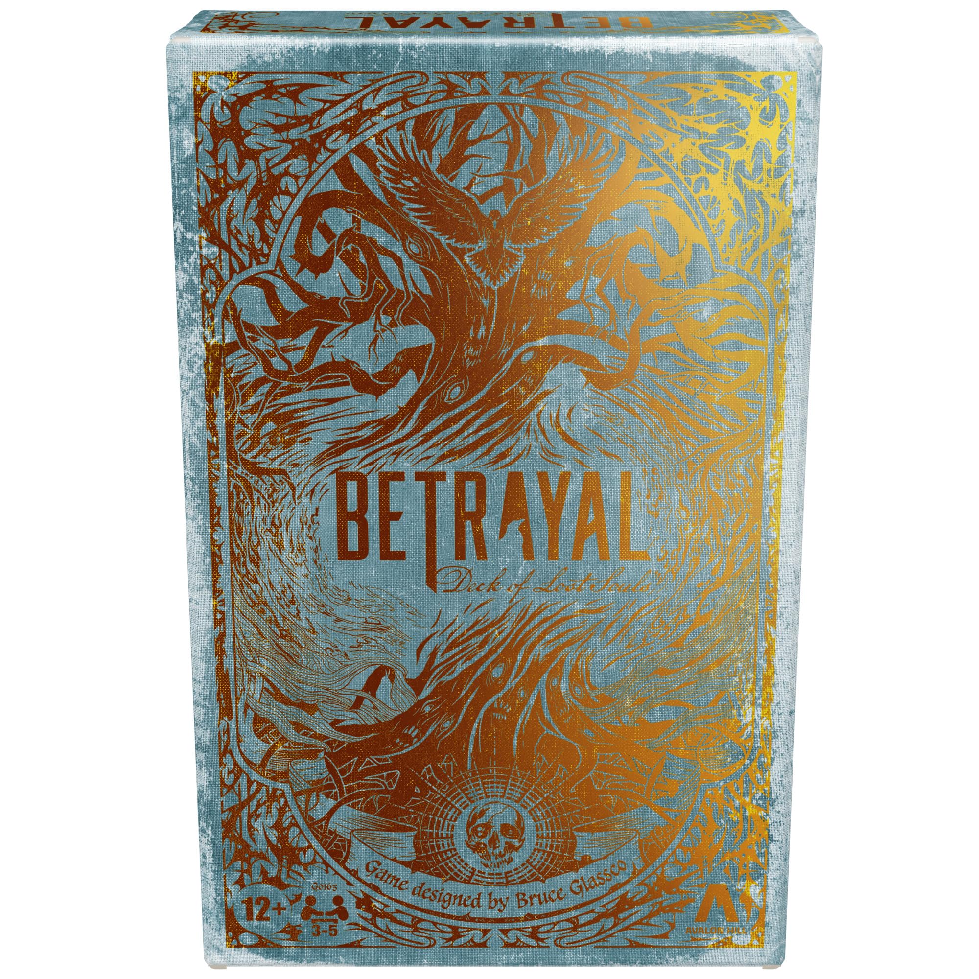 Avalon Hill Betrayal Deck of Lost Souls Card Game, Tarot-Inspired Secret Roles Game - English Version, Blue