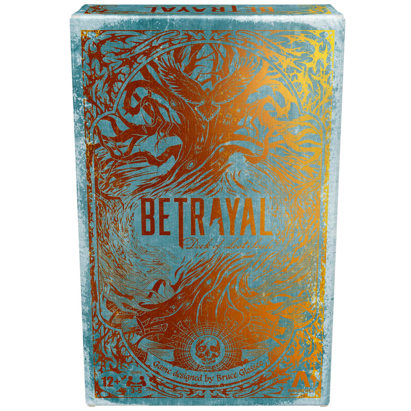 Avalon Hill Betrayal Deck of Lost Souls Card Game, Tarot-Inspired Secret Roles Game - English Version, Blue
