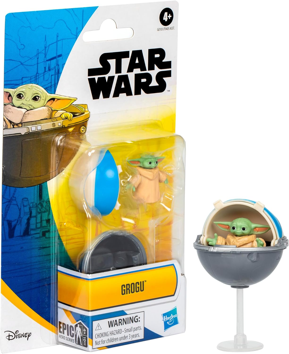 Star Wars Epic Hero Series Grogu Action-Figur (2,5 cm