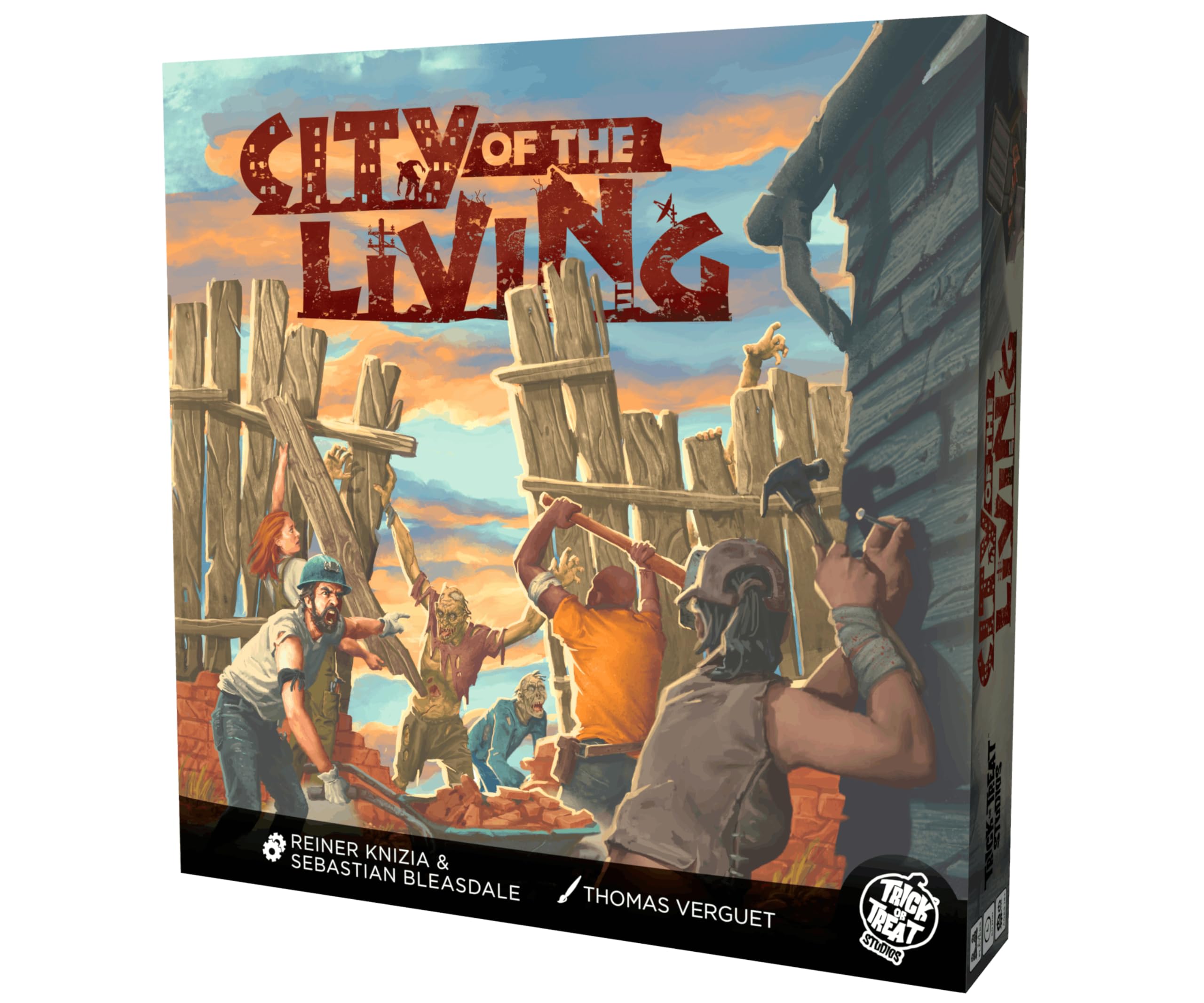 City of The Living by Trick Or Treat Studios, Strategy Board Game, for 2 to 4 Players and Ages 14+