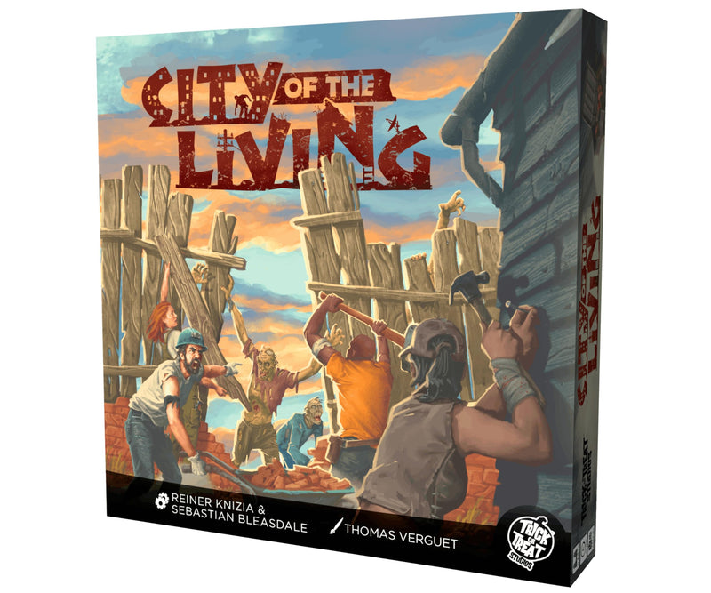 City of The Living by Trick Or Treat Studios, Strategy Board Game, for 2 to 4 Players and Ages 14+