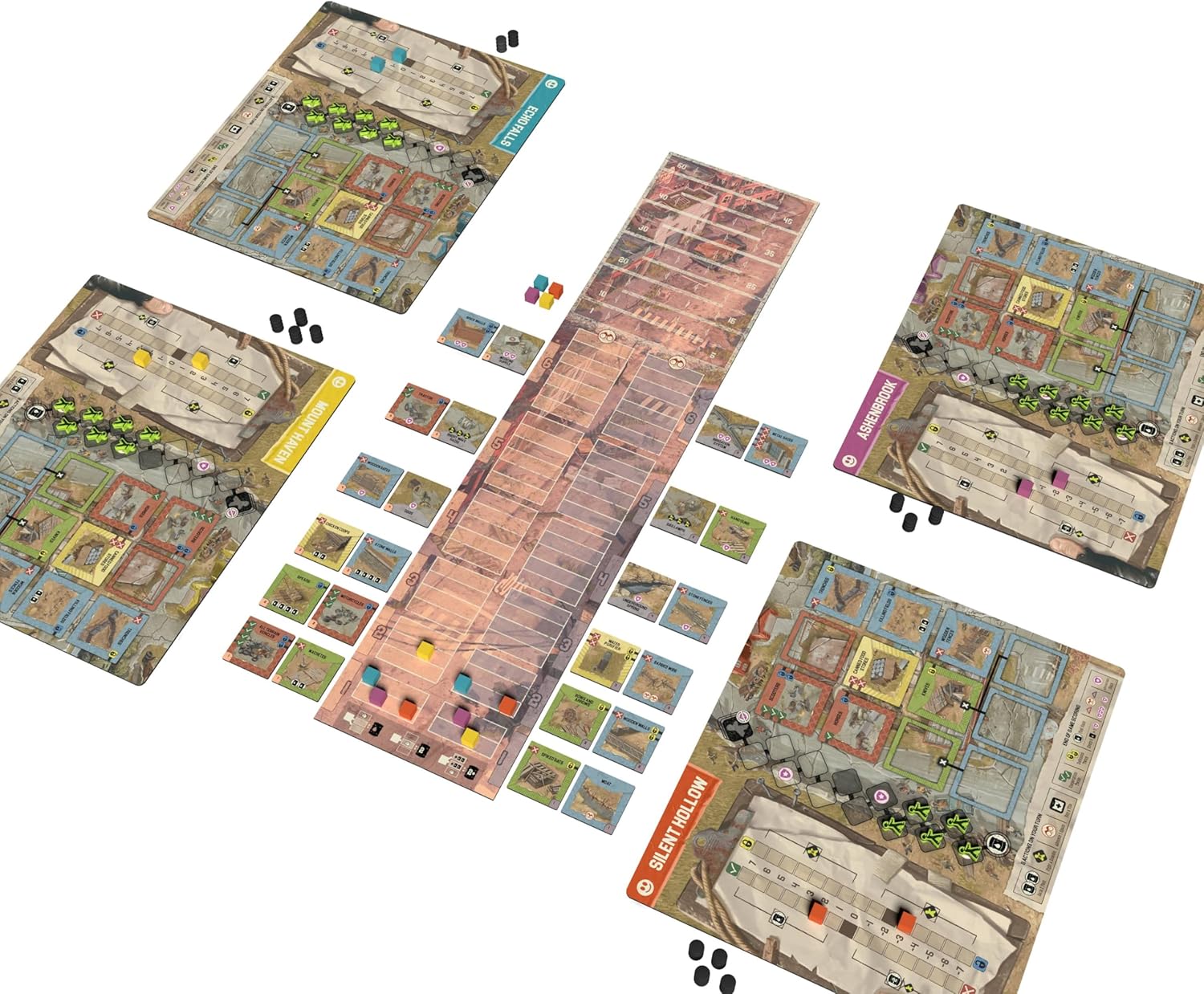 City of The Living by Trick Or Treat Studios, Strategy Board Game, for 2 to 4 Players and Ages 14+