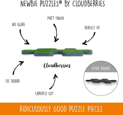 Cloudberries Yummies Puzzle - Modern 100 Piece Food Puzzle for Kids | Jigsaw Puzzles for 6+ Year Olds | Large Piece Jigsaw Puzzles for Kids (Also Suitable as Large Piece Puzzles for Adults