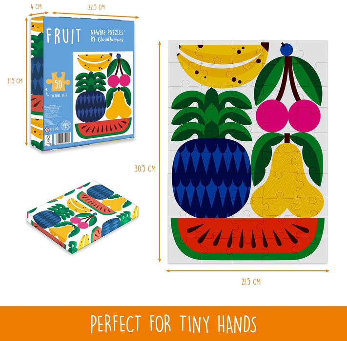 Cloudberries Fruit Puzzle - 50 Piece Puzzle for Kids | Jigsaw Puzzles for 4+ Year Olds | Large Piece Jigsaw Puzzles for Kids (Also Suitable as Large Piece Puzzles for Adults