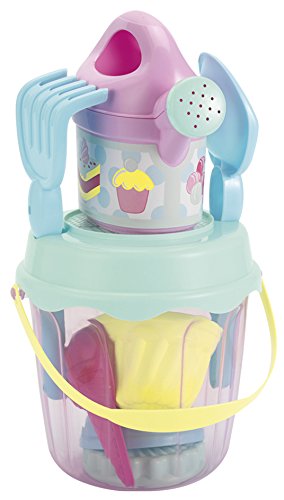 Ecoiffier "Muffin Bucket Set with Watering Can (Multi-Colour