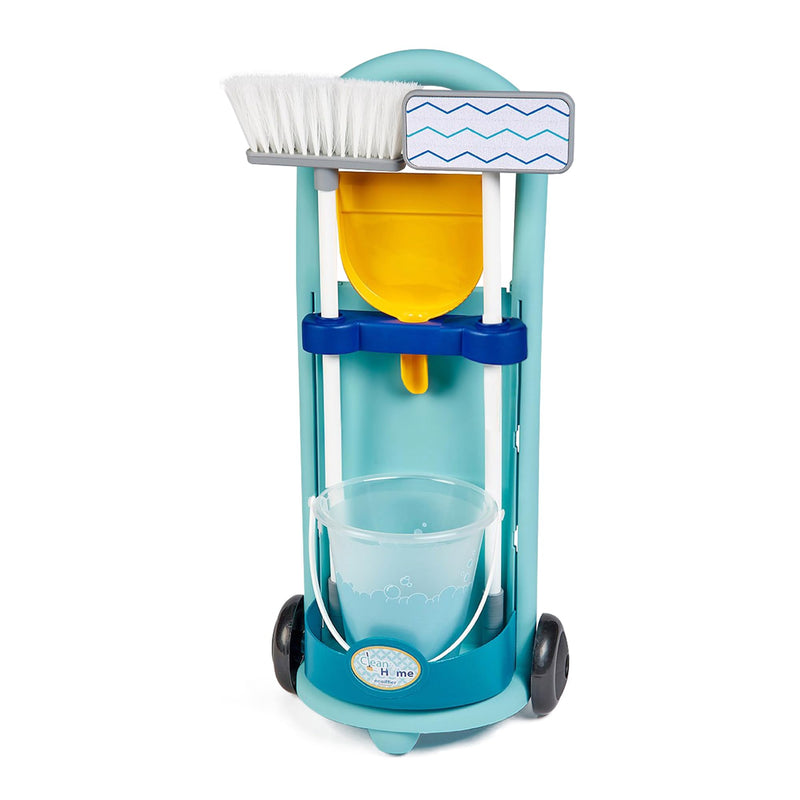 Ecoiffier - Ecoiffier Schoonmaak Trolley Blauw 5dlg.