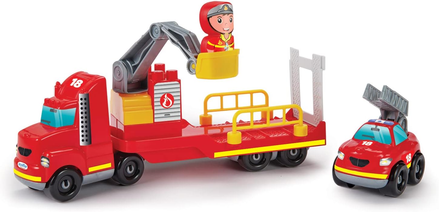 Jouets Ecoiffier 3290 Firefighter Processing-Abrick, Multicoloured