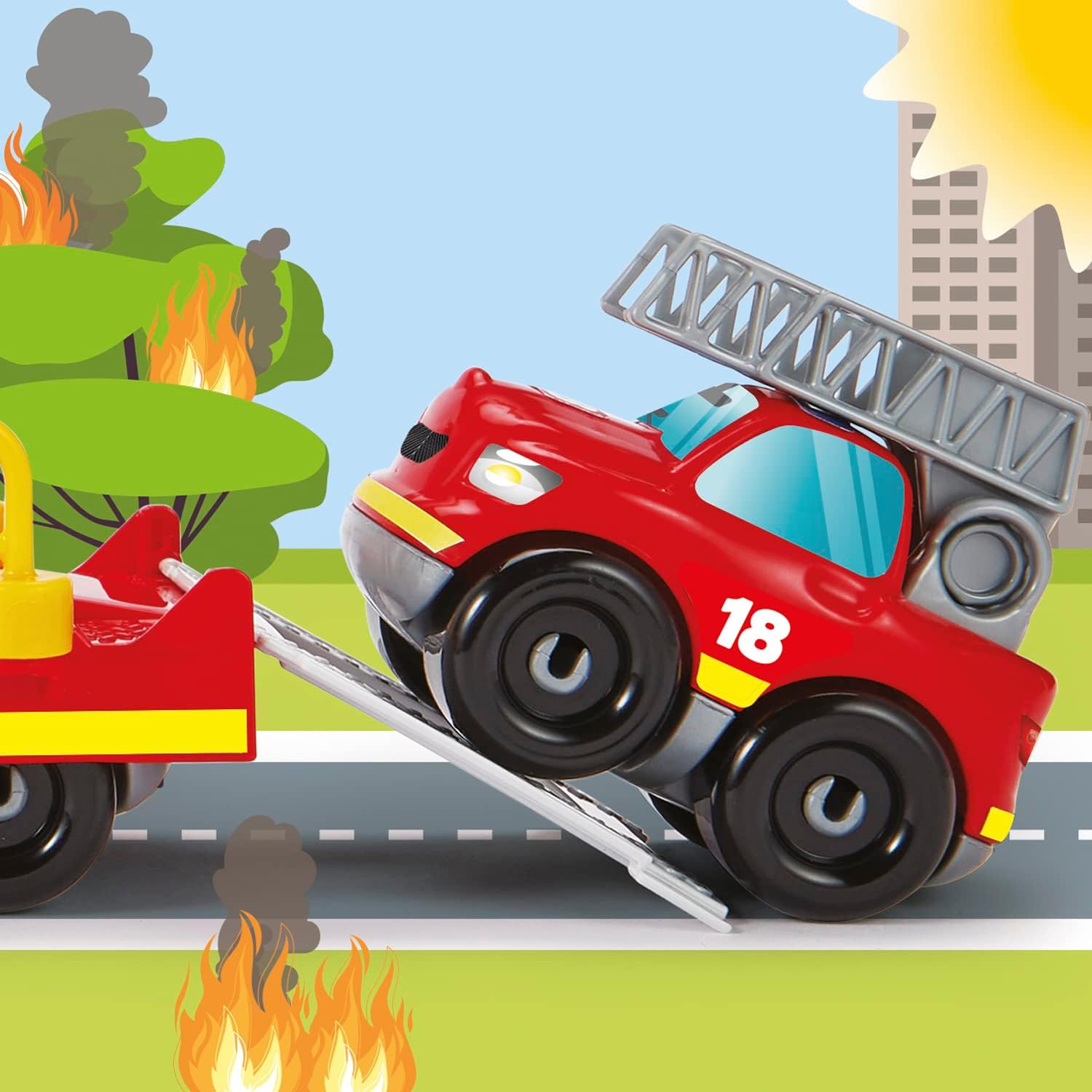 Jouets Ecoiffier 3290 Firefighter Processing-Abrick, Multicoloured