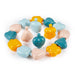 Ecoiffier - Chain of pieces with pastel shapes and textures, fine motor skills, for boys girls from 6 months (7600007912)