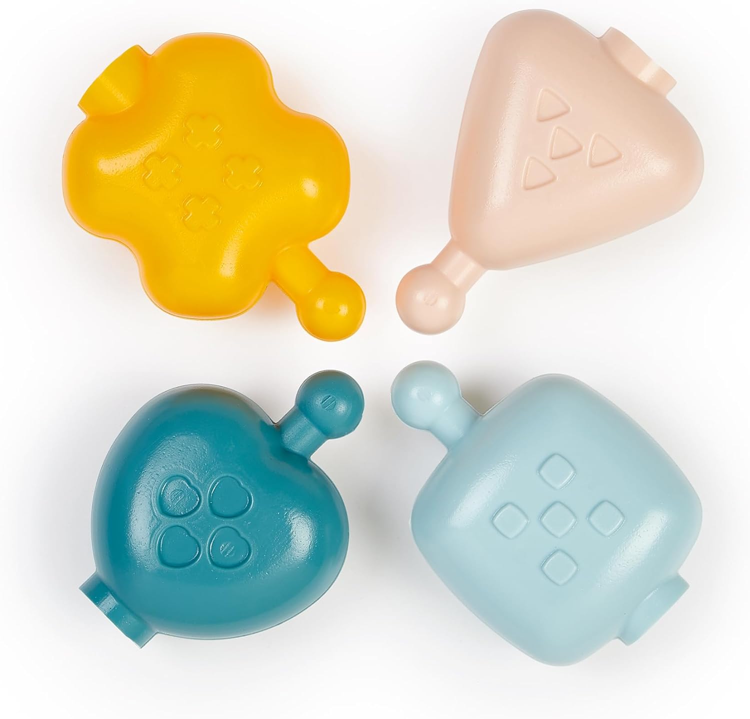 Ecoiffier - Chain of pieces with pastel shapes and textures, fine motor skills, for boys girls from 6 months (7600007912)