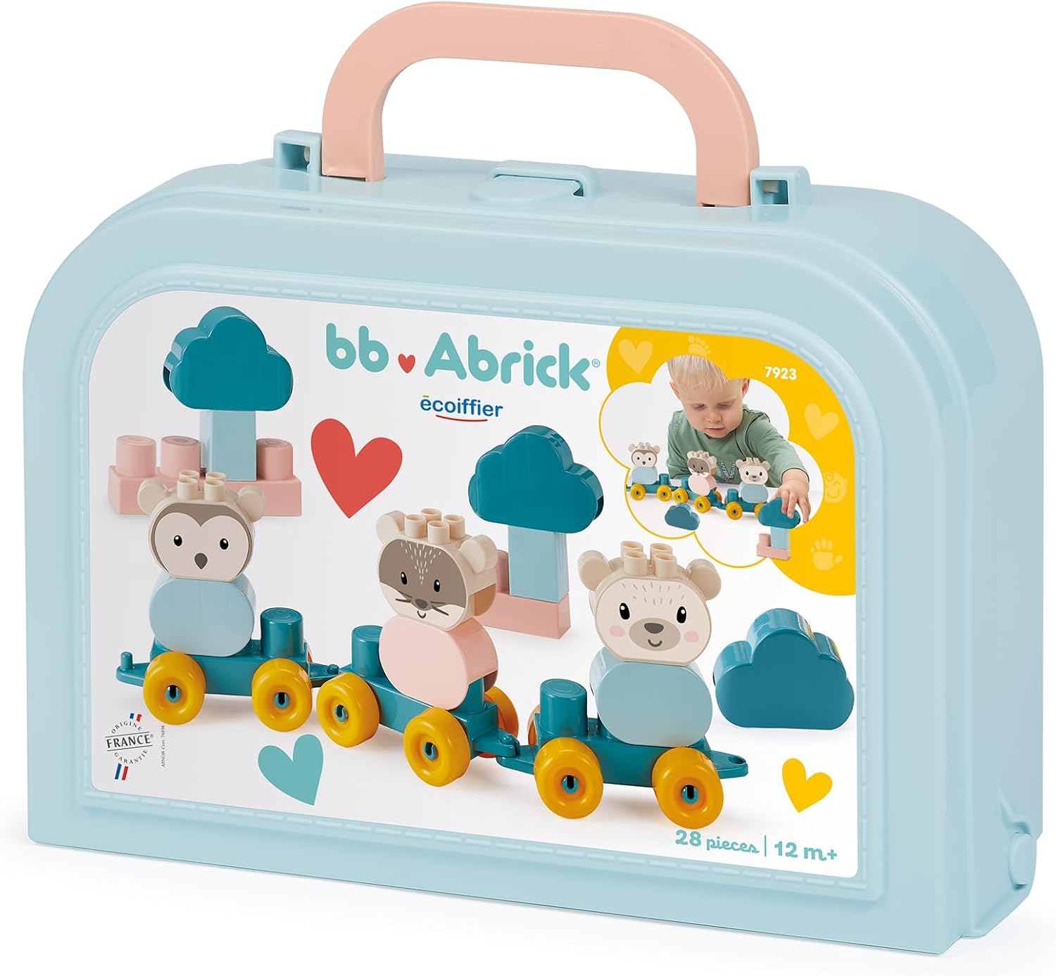 ECOIFFIER 7923 BB Abrick - Valisette - 12 mois - C'est parti pour le voyage