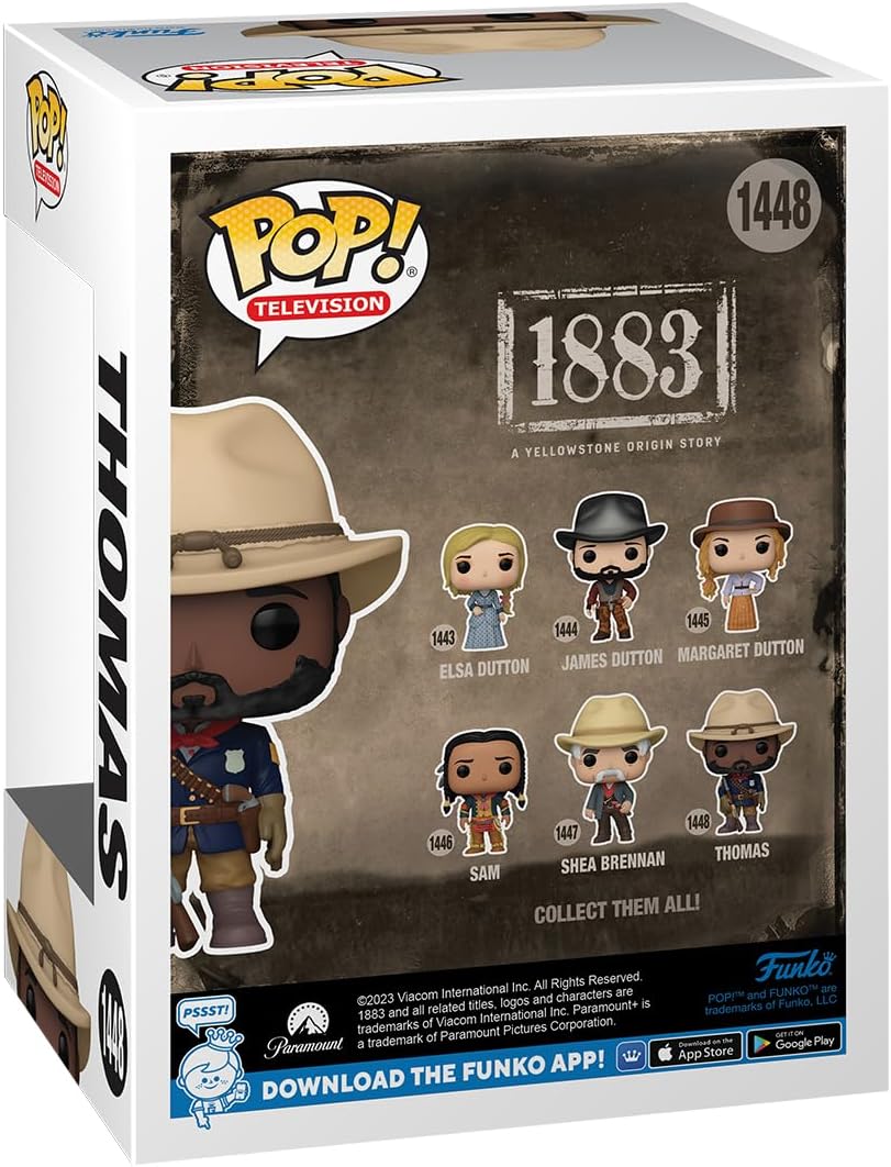 Funko POP! TV: 1883 - Thomas - Collectable Vinyl Figure - Gift Idea - Official Merchandise - Toys for Kids & Adults - TV Fans - Model Figure for Collectors and Display