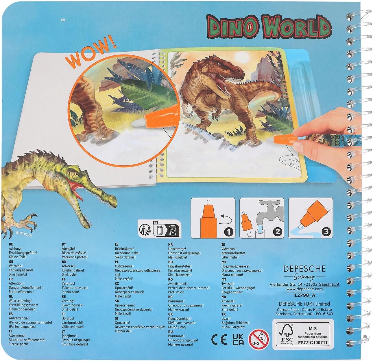 Depesche Dino World - Aqua Magic Book