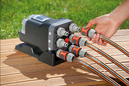 Gardena Water Distributor automatic: 6-point distributor, simple operation, space-saving, allows flexible use, ideal even at low water pressure, 3/4 inch outer threads (1197-20