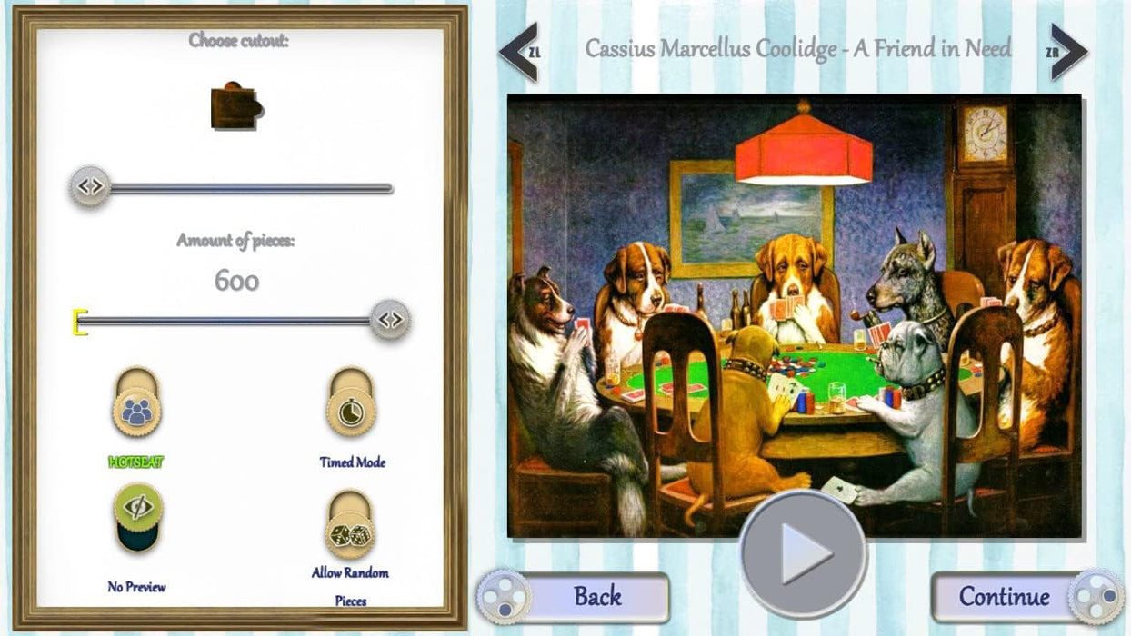 Jigsaw Art: 100+ Famous Masterpieces (CiB) (Nintendo Switch