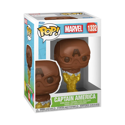 Funko POP! Marvel: Captain America - Easter Chocolate - Marvel Comics - Collectable Vinyl Figure - Gift Idea - Official Merchandise - Toys for Kids & Adults - Comic Books Fans