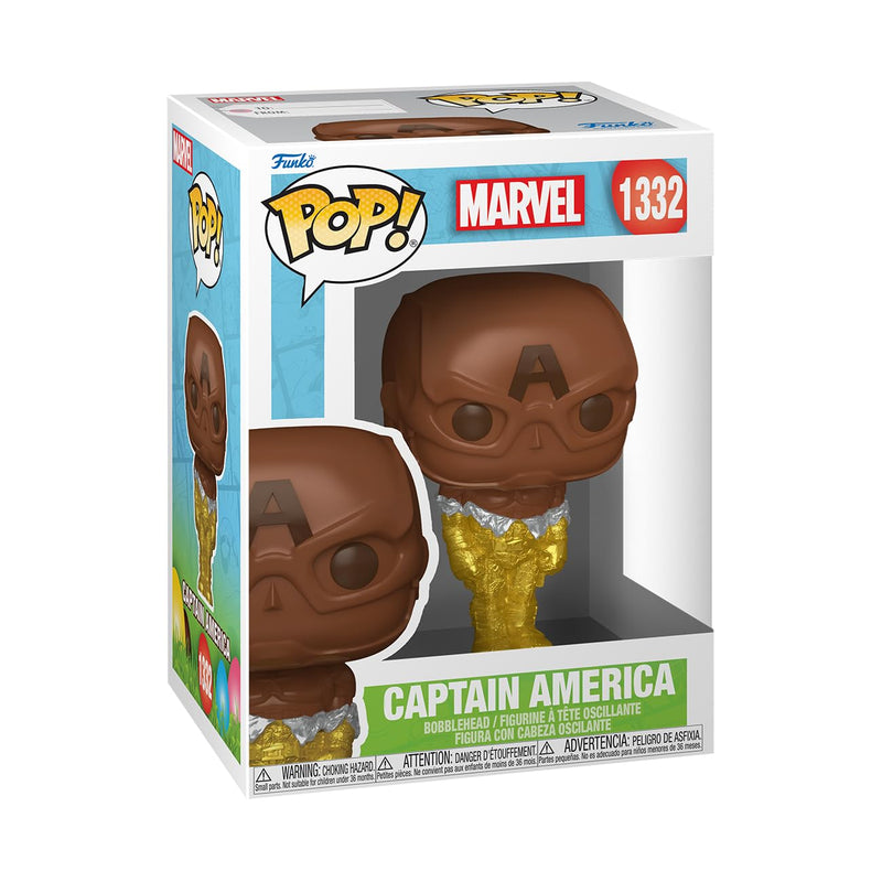Funko POP! Marvel: Captain America - Easter Chocolate - Marvel Comics - Collectable Vinyl Figure - Gift Idea - Official Merchandise - Toys for Kids & Adults - Comic Books Fans