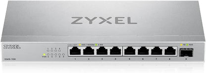 Zyxel 8-Port 2.5G Multi-Gig Unmanaged Switch with 1 x 10G SFP+ | Desktop or Wall Mount