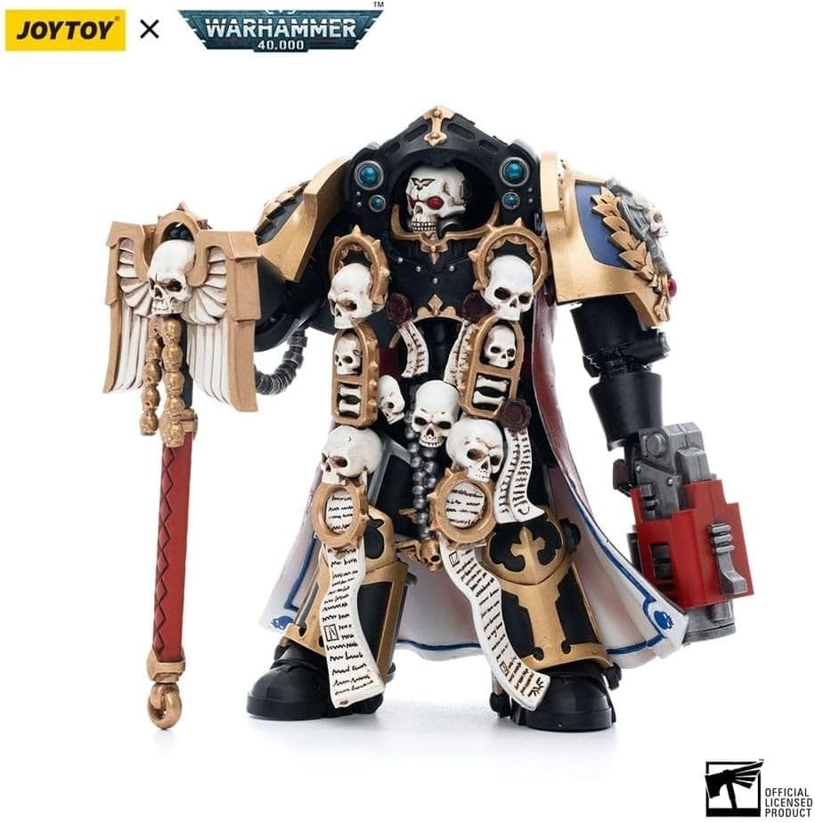 Bloomage Joytoy Tech - WH 40K - Ultramarines Terminator Chaplain Brother Vanius 1/18 Af