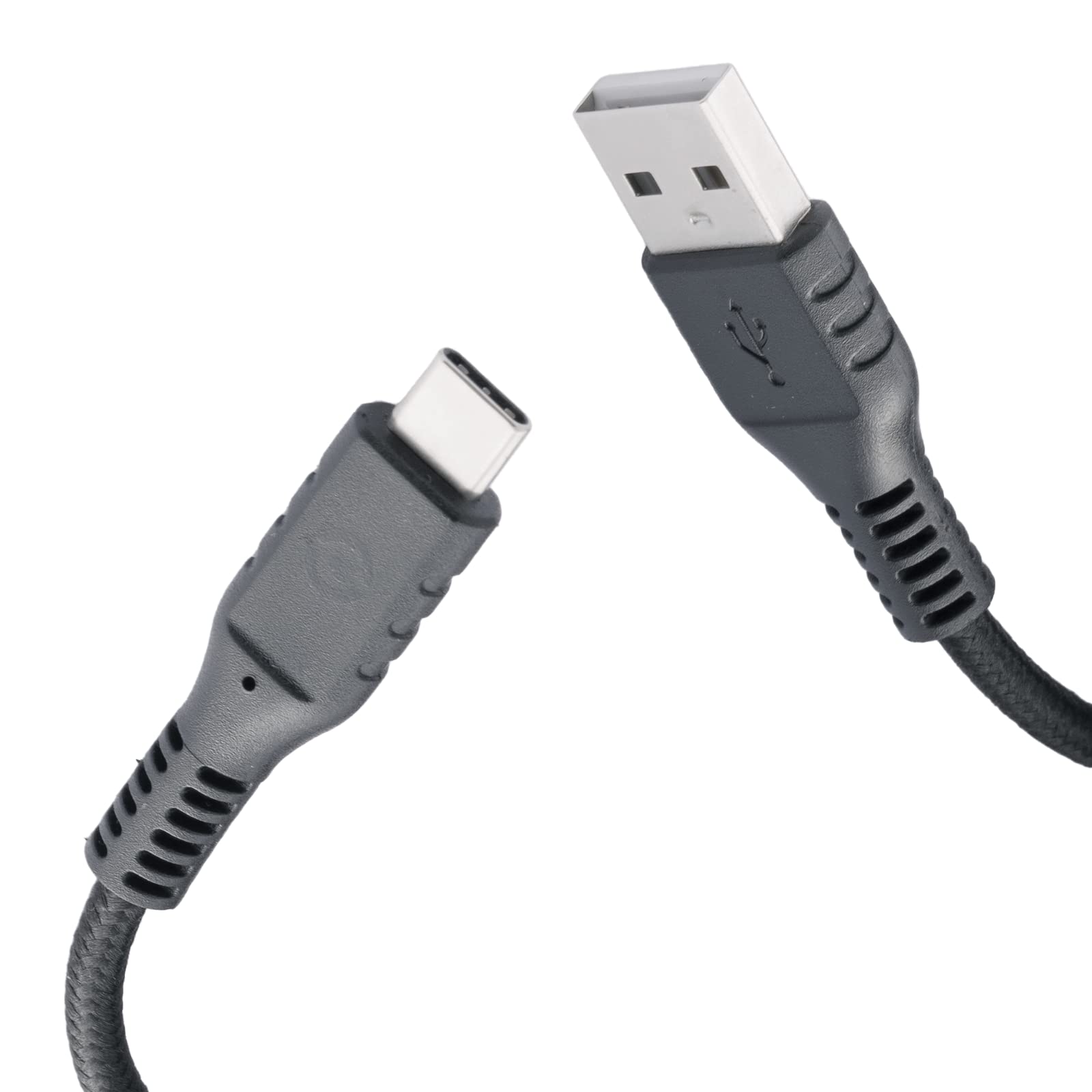 Celly, Cable with USB and USB-C Connectors Black Label Line, PVC Cable with Quick Charge, Cable 2 Meters Length, Up to 3A Output Power, Black