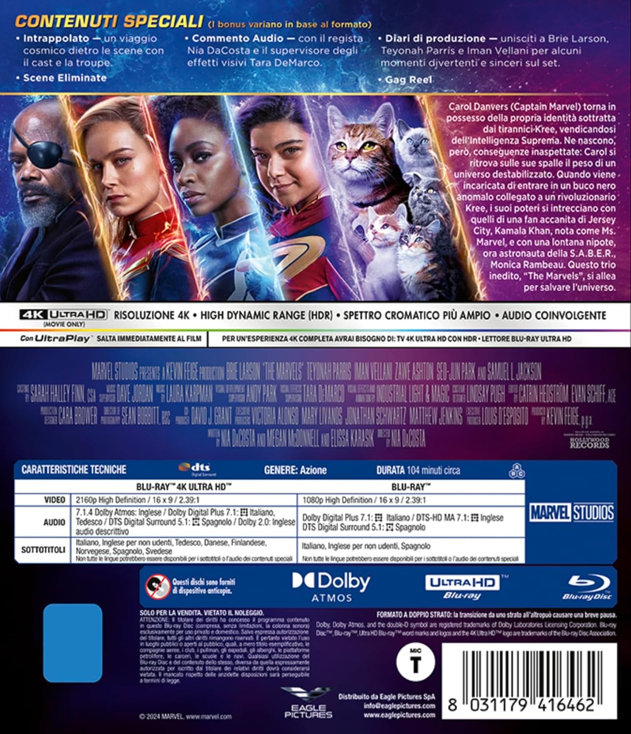 The Marvels - 4K (Bd 4K + Bd Hd